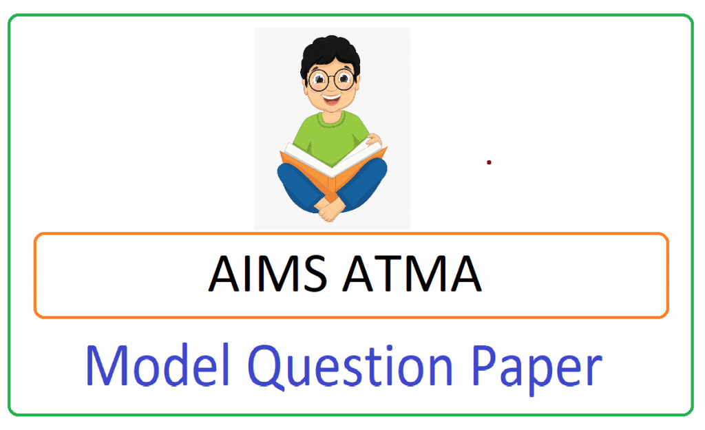 AIMS ATMA Model Paper 2024